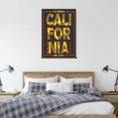 California Dream Kunst Leinwanddruck (Insitu (Schlafzimmer))