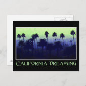 California Dream Postcard Postkarte (Vorne/Hinten)