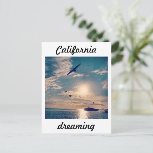 California Dream Postcard Postkarte (Stehend Vorderseite)
