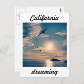 California Dream Postcard Postkarte (Vorne/Hinten)