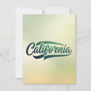 California Dream Postcard - Vintage Reisen Postkarte