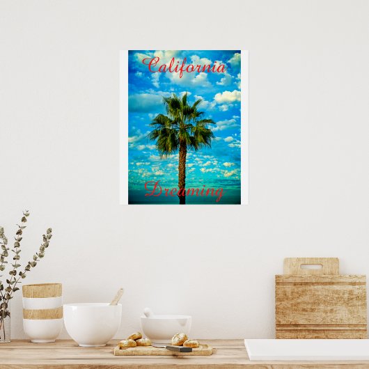California Dream Poster (Küche)