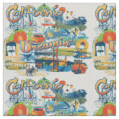California Dream Stoff (Nahaufnahme)