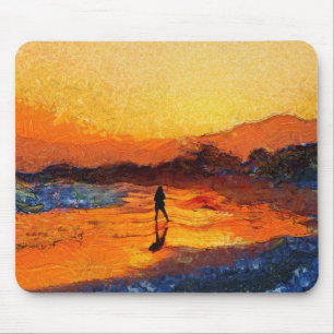 California Dream Sunset Mousepad