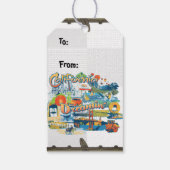 California Dream with Fog Filter Geschenkanhänger (Rückseite)