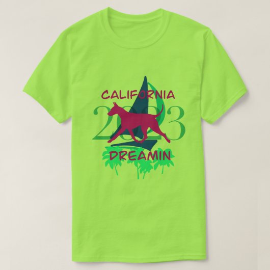 California Dreamin 2023 AHTCA National Shirts (Design vorne)