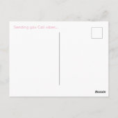 California Dreamin Capitola Coast Postkarte (Rückseite)