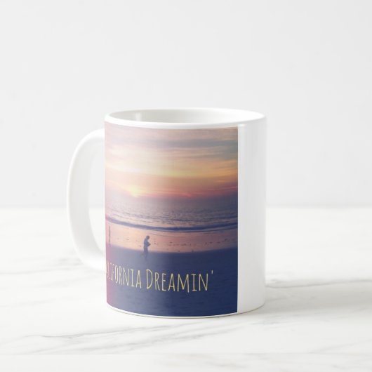 California Dreamin' Kaffeetasse (Vorderseite Links)