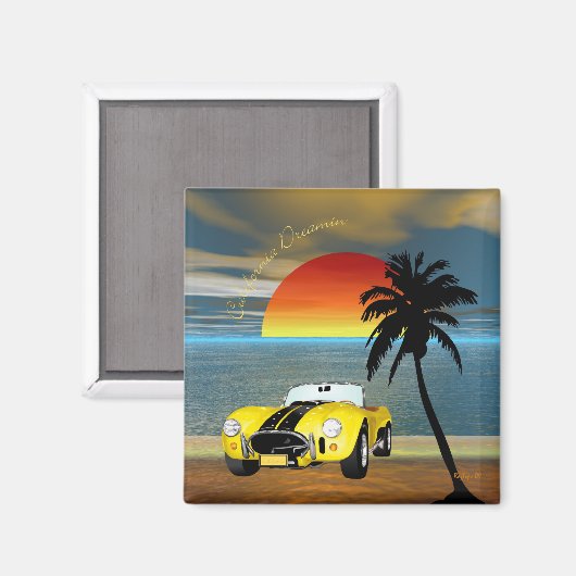 California Dreamin Magnet (Vorderseite/Rückseite)