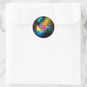 California Dreamin Runder Aufkleber (Tasche)