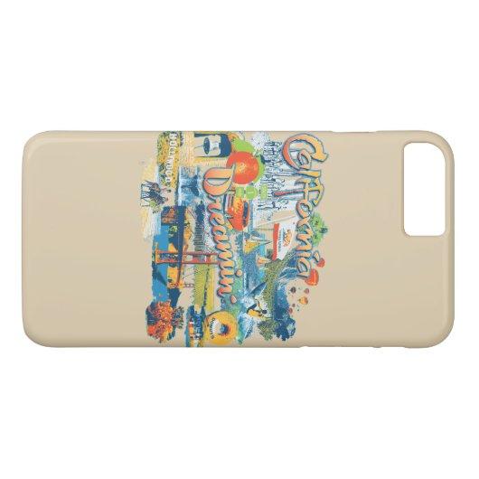 California Dreaming Case-Mate iPhone Hülle (Rückseite (Horizontal))