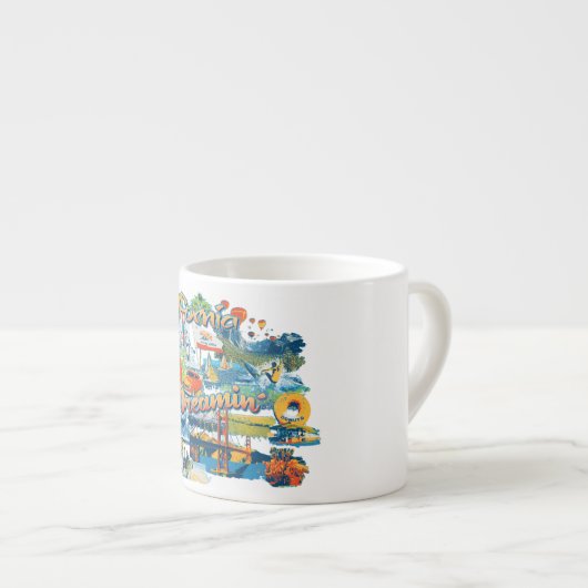 California Dreaming Espressotasse (Vorderseite Rechts)