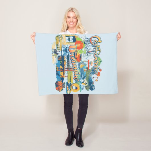 California Dreaming Fleecedecke (Beispiel)