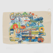 California Dreaming Golfhandtuch (Horizontal)