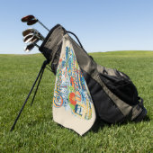 California Dreaming Golfhandtuch (Gras)