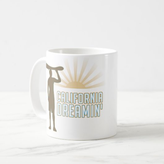 California Dreaming Kaffeetasse (Vorderseite Links)