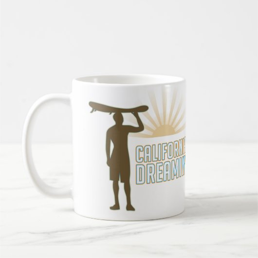 California Dreaming Kaffeetasse (Links)