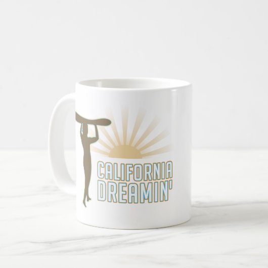 California Dreaming Kaffeetasse (Vorderseite Links)