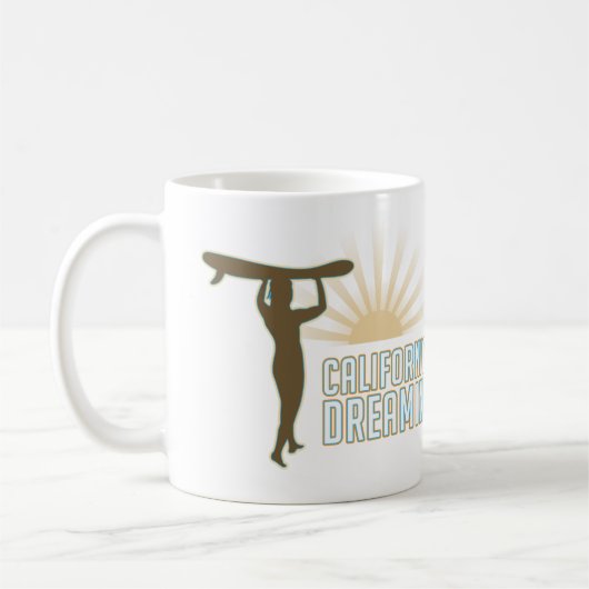 California Dreaming Kaffeetasse (Links)