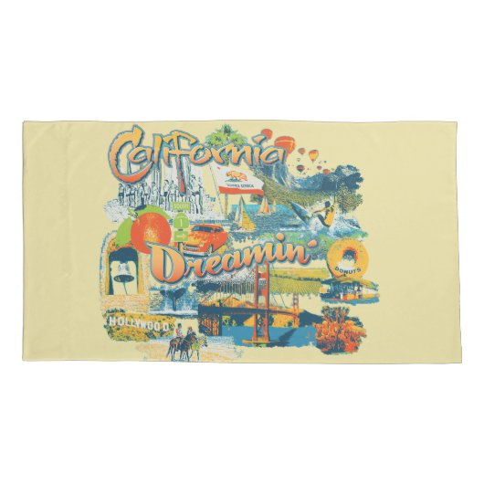 California Dreaming Kissenbezug (Rückseite-Links)