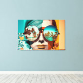 California Dreaming Leinwand (Insitu (Holzboden))