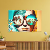 California Dreaming Leinwand (Insitu (Wohnzimmer))