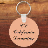 California Dreaming Monogram Schlüsselanhänger (Vorderseite)