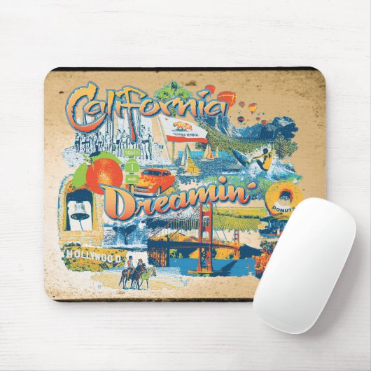 California Dreaming Mousepad (Mit Mouse)