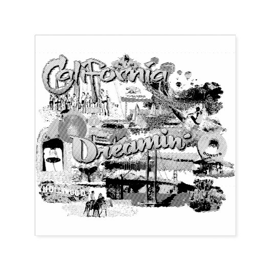California Dreaming Permastempel (Design)