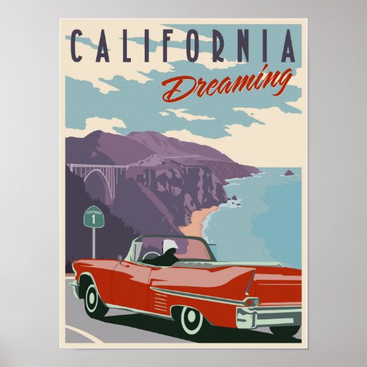 California Dreaming Poster (Vorne)