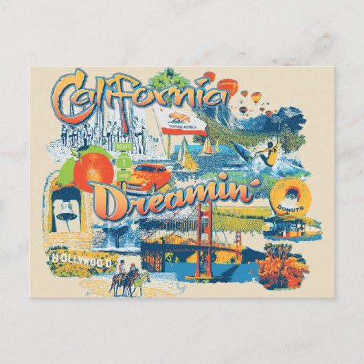 California Dreaming Postkarte (Vorderseite)