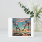 California Dreaming Postkarte (Stehend Vorderseite)