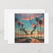 California Dreaming Postkarte (Vorne/Hinten)