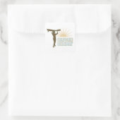 California Dreaming Quadratischer Aufkleber (Tasche)