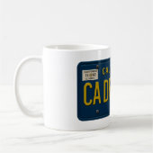 California Dreaming - Retro 1969 License Plate Kaffeetasse (Links)