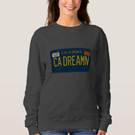 California Dreaming - Retro 1969 License Plate Sweatshirt