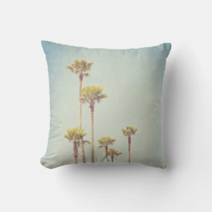 California Dreaming Retro Palm Tree Throw Kissen