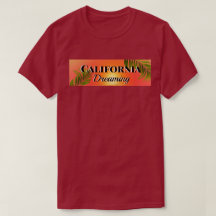 California Dreaming | Rot | Unisex T - Shirt