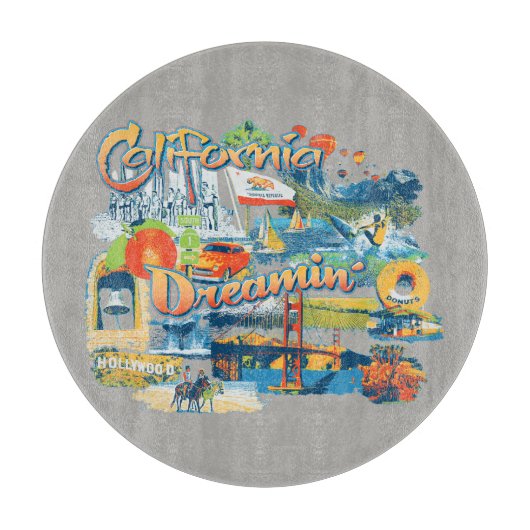California Dreaming Schneidebrett (Vorderseite)