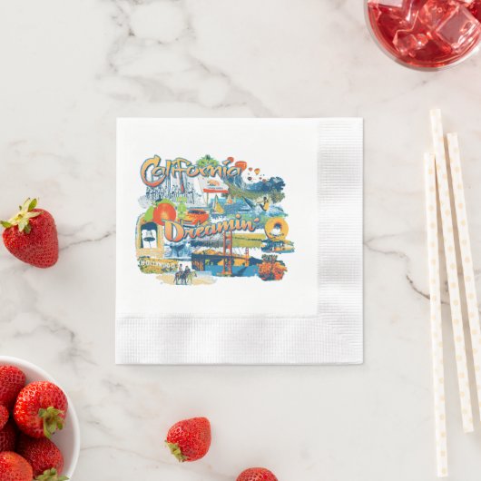 California Dreaming Serviette (Beispiel)