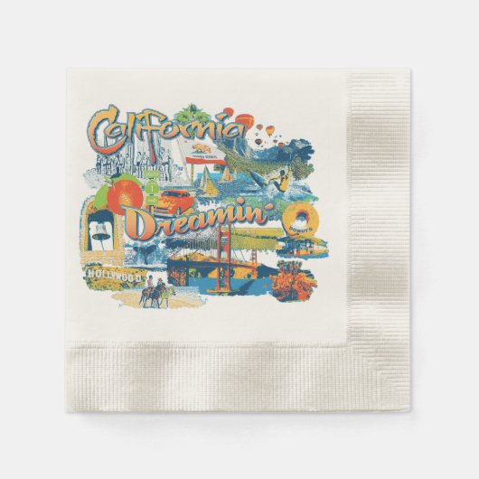 California Dreaming Serviette (Vorderseite)