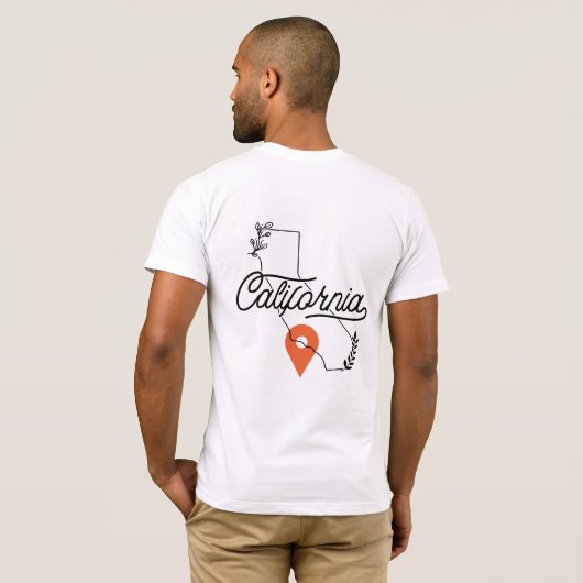 "California Dreaming'' T-shirt (Schwarz voll)