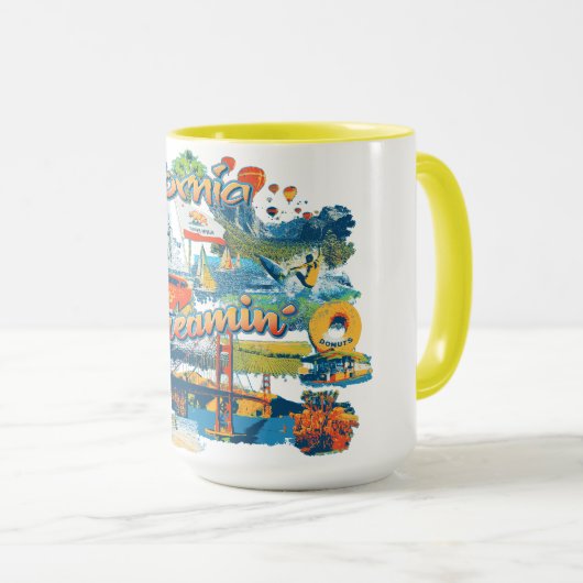California Dreaming Tasse (VorderseiteRechts)