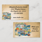 California Dreaming Visitenkarte (Vorne/Hinten)