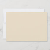 California Dreaming Wedding Einladung (Rückseite)