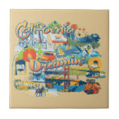 California Dreaming Wohngestaltung Fliese (Vorderseite)