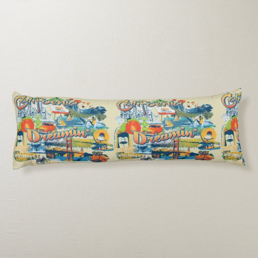 California Dreaming Wohngestaltung Seitenschläferkissen (Rückseite)