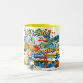 California Dreaming Zweifarbige Tasse (Mittel)