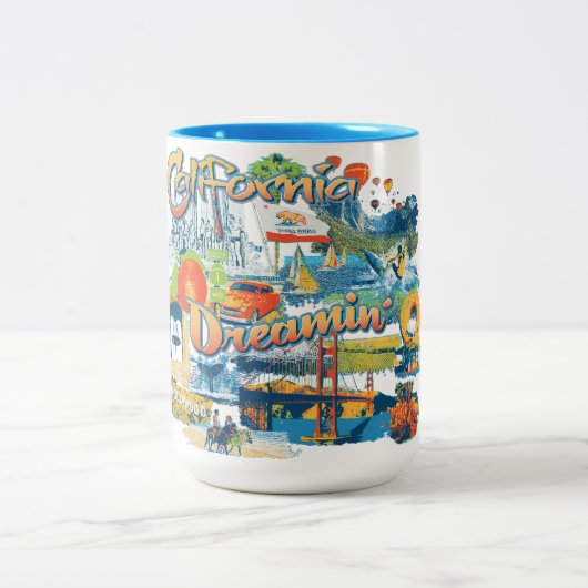 California Dreaming Zweifarbige Tasse (Mittel)