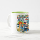 California Dreaming Zweifarbige Tasse (Vorderseite Links)